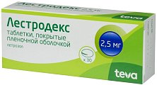 Купить лестродекс, таблетки, покрытые пленочной оболочкой 2,5мг, 30 шт в Богородске