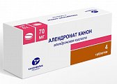 Купить алендронат, таблетки 70мг, 4шт в Богородске