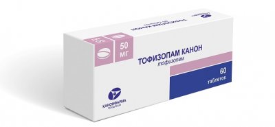 Купить тофизопам-канон, таблетки 50мг, 60 шт в Богородске