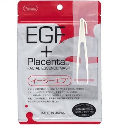 Купить japan gals (джапан галс) маска плацента и egf фактором facial essence, 7 шт в Богородске