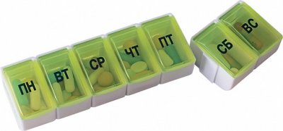 Купить таблетница пилюля (контейнер) для лекарственных препаратов трансформер на неделю в Богородске