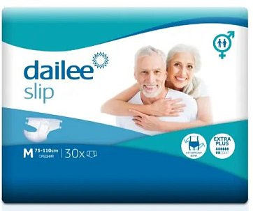 Dailee extra plus (Дэйли Экстра плюс) подгузники для взрослых для людей со средней степенью недержания medium/ средний 30 шт.