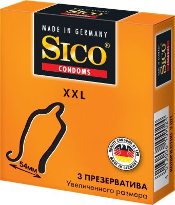 Купить sico (сико) презервативы xxl увеличенного размера 3шт в Богородске