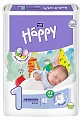 Bella Baby Happy (Белла) подгузники 1 НьюБорн Старт 2-5кг 42 шт