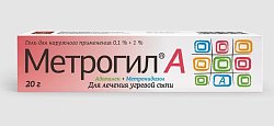 Купить метрогил а, гель для наружного применения 0,1%+1%, 20г в Богородске