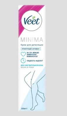Купить veet minima (вит) крем для депиляции для чувствительной кожи, 200мл в Богородске