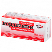 Купить кордиамин, капли для приема внутрь 250мг/мл, флакон 30мл в Богородске