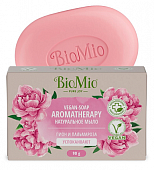 Купить biomio (биомио) bio-soap aromatherapy мыло натуральное пион и эфирное масло пальмарозы 90 гр в Богородске