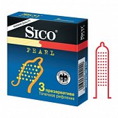 Купить sico (сико) презервативы pearl точечное рифление 3шт в Богородске