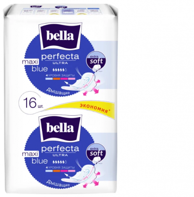 Купить bella (белла) прокладки perfecta ultra maxi blue 16 шт в Богородске