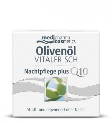 Купить медифарма косметик (medipharma cosmetics) olivenol vitalfrisch крем для лица ночной против морщин, 50мл в Богородске
