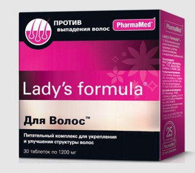 Купить lady's formula (леди-с формула) для волос, таблетки 30 шт бад в Богородске