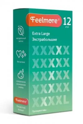 Купить feelmore (филлморе) презервативы экстрабольшие, 12 шт в Богородске