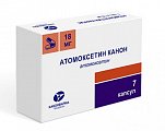 Купить атомоксетин канон, капсулы 18мг, 7 шт в Богородске
