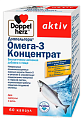 Купить doppelherz (доппельгерц) актив омега-3 концентрат, капсулы 1321,91мг, 60 шт бад в Богородске