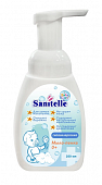 Купить sanitelle (санитель) мыло-пенка детское с экстрактом корня мыльнянки 0+, 250 мл в Богородске
