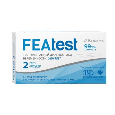 Купить тест для определения беременности featest (феатест), 2 шт в Богородске