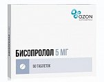 Купить бисопролол, таблетки, покрытые пленочной оболочкой 5мг, 50 шт в Богородске