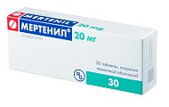 Купить мертенил, таблетки, покрытые пленочной оболочкой 20мг, 30 шт в Богородске