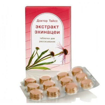 Купить д-р тайсс эхинацеи экстракт, таблетки для рассывания  24 шт бад в Богородске