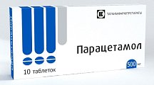 Купить парацетамол, таблетки 500мг, 10 шт в Богородске