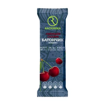 Купить racionika (рационика) сахар-контроль батончик со вкусом вишни, 50г в Богородске