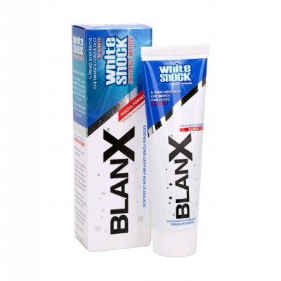 Купить бланкс (blanx) зубная паста вайт шок мгновенное отбеливание,75мл в Богородске