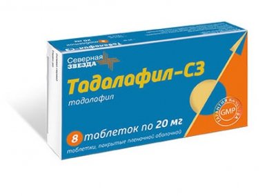 Купить тадалафил-сз, таблетки, покрытые пленочной оболочкой 20мг, 8 шт в Богородске