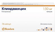 Купить клиндамицин, капсулы 150мг, 16 шт в Богородске