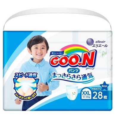 Купить goo.n (гуун) подгузники-трусики для мальчиков и для девочек xxl 13-25кг 38 шт в Богородске
