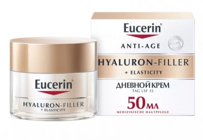 Купить eucerin hyaluron-filler+elasticity (эуцерин) крем для лица дневной 50 мл в Богородске