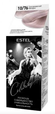 Купить estel (эстель) краска-уход для волос celebrity тон 10/76 скандинавский блондин в Богородске