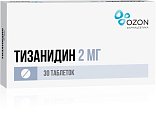 Купить тизанидин, таблетки 2мг, 30шт в Богородске