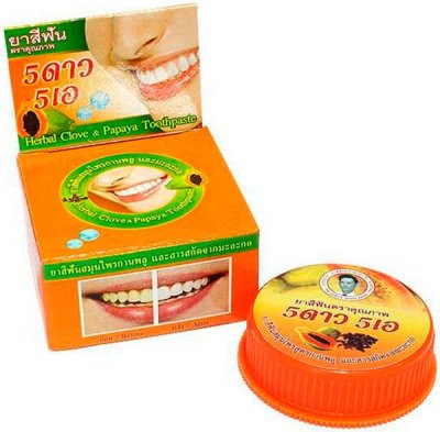 Купить 5 star cosmetic (5 стар косметик) зубная паста травяная с экстрактом папайи, 25г в Богородске
