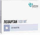 Купить лозартан, таблетки, покрытые пленочной оболочкой 100мг, 30 шт в Богородске