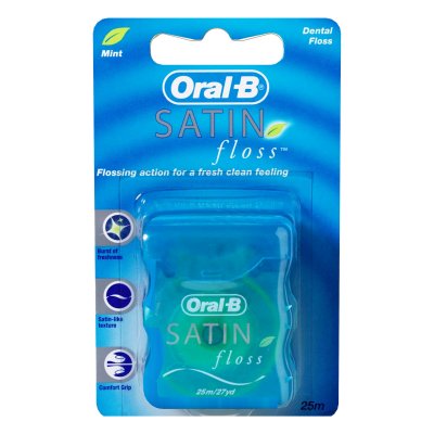 Купить oral-b (орал-би) зубная нить сатин флосс мятная, 25м в Богородске