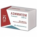 Купить азимитем, таблетки, покрытые пленочной оболочкой 300мг, 60 шт в Богородске