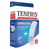Купить пластырь teneris sensitive (тенерис) бактерицидный ионы ag нетканная основа, 20 шт в Богородске