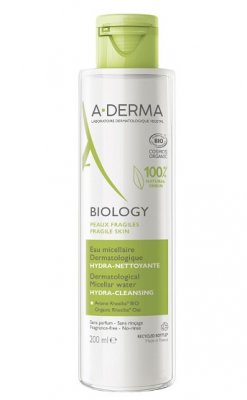 Купить a-derma biology (а-дерма) вода мицеллярная для лица и глаз для хрупкой кожи, 200мл в Богородске