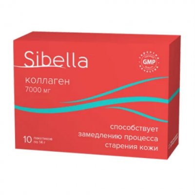 Купить sibella (сибелла) коллаген порошок, пакетики 14г, 10 шт бад в Богородске