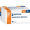 Купить мемантин-вертекс, таблетки, покрытые пленочной оболочкой 20мг, 90 шт в Богородске