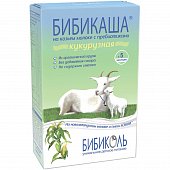 Купить бибиколь каша на козьем молоке кукурузная с 5 месяцев, 200г в Богородске