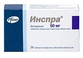 Купить инспра, таблетки, покрытые пленочной оболочкой 50мг, 30 шт в Богородске