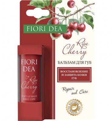 Купить фьери дея (fiori dea), бальзам для губ смягчающий спелая вишня, 4,5г в Богородске