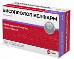 Купить бисопролол велфарм, таблетки покрытые пленочной оболочкой 10 мг, 90 шт в Богородске