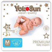 Купить yokosun premium (йокосан) подгузники размер m (5-10кг) 62шт в Богородске