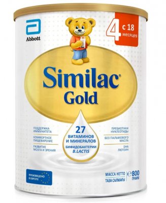 Купить симилак (similac) 4 gold сухое молочко напиток детский молочный 800г в Богородске