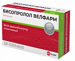 Купить бисопролол велфарм, таблетки покрытые пленочной оболочкой 5 мг, 60 шт в Богородске