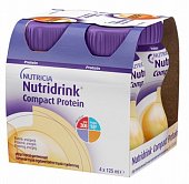 Купить nutridrink (нутридринк) компакт протеин согревающий вкус имбиря и тропических фруктов 125мл, 4 шт в Богородске