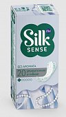 Купить ola! (ола) прокладки ежедневные silk sens light стринг-мультиформ без запаха, 20 шт в Богородске